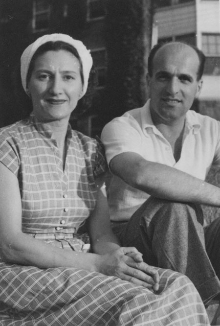 Fred and Otty, New York City, circa 1940