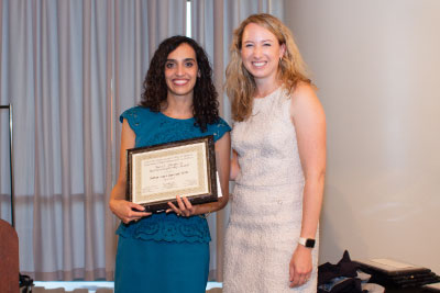 Stacy Thompson Resident Leadership Award - Salma Dawoud and Pavlina Kemp