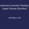 Pulmonary Function Testing
