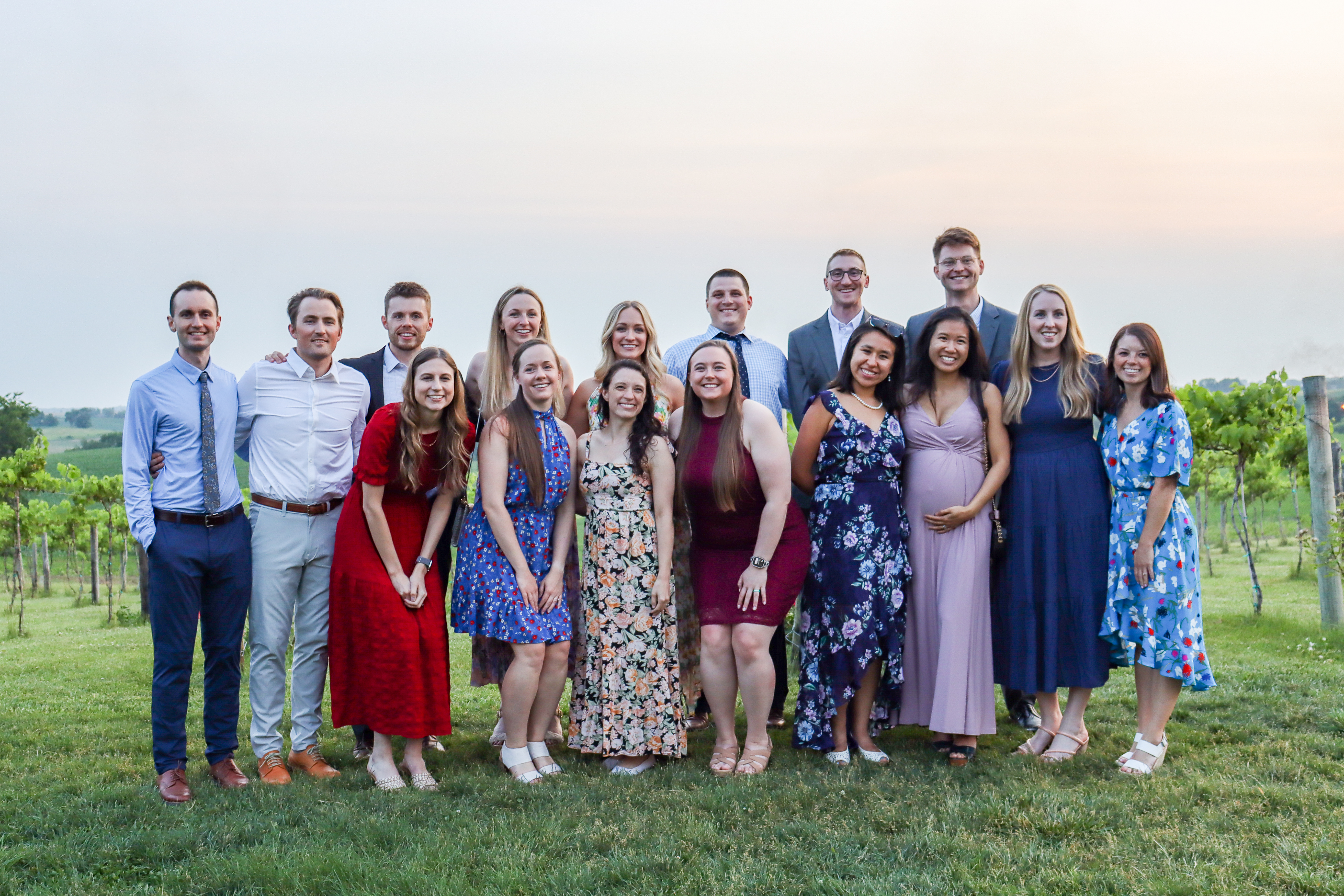 Pediatric Residency graduation class group photo