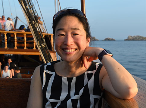 Mina Chung, MD on a ship