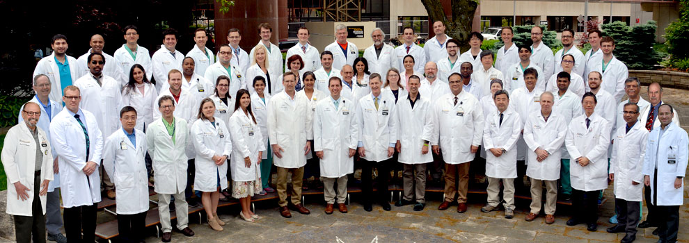 Radiology faculty, fellow, and resident physicians