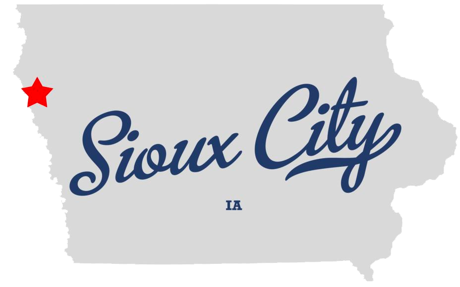Sioux City Iowa map