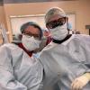 Dr. Keck and Dr. Ledbetter In the OR