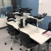 Hematopathology sign out microscope area