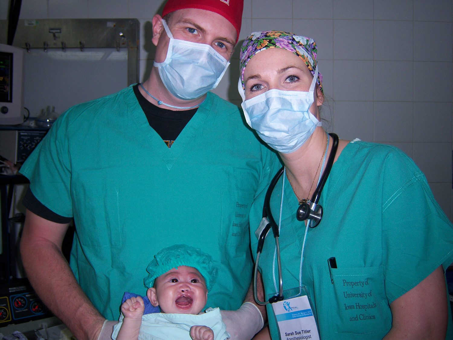 Anesthesia residents on a mission trip in Colombia